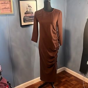 Zara brown dress